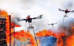 DN Việt ra mắt UAV bầy đàn dùng AI: "Binh đoàn bầu trời" tự động dập lửa, cứu người từ cao độ 300m