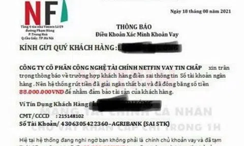 Làm “thủ tục” vay 80 triệu đồng, một thanh niên mất 520 triệu đồng