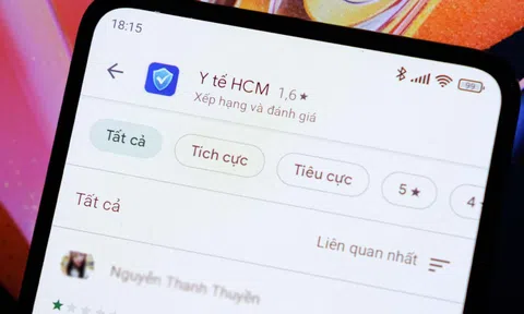 Ứng dụng 'Y tế HCM' vừa ra mắt đã nhận nhiều đánh giá một sao