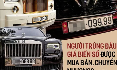 Người chưa có ôtô có thể đấu giá, mua biển số trước, 6 tháng sau nếu không đăng ký sẽ bị thu hồi?