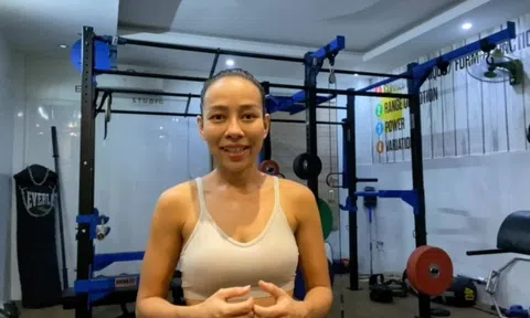 Thảo Trang và bạn trai Tây rèn thể lực