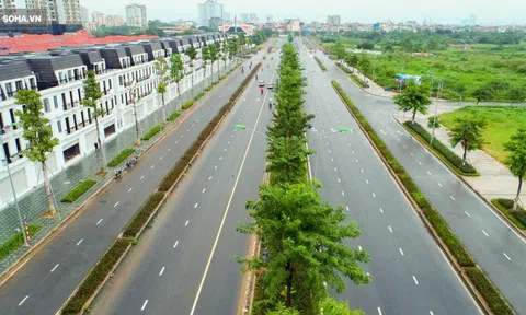 Tuyến đường Tây Thăng Long rộng thênh thang, đẹp hút hồn chạy xuyên qua khu đô thị đắt đỏ nhất Thủ đô