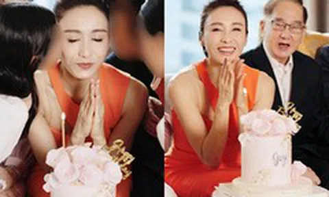 Lê Tư đón tuổi 50 bên gia đình và chồng tỷ phú tật nguyền