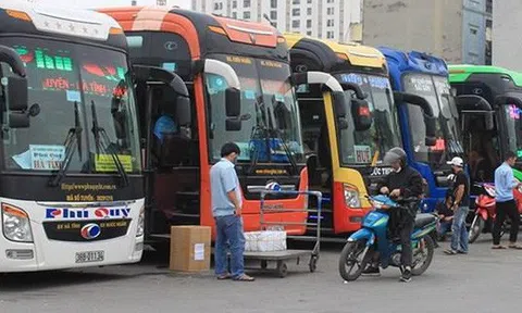 8 tuyến xe khách liên tỉnh hoạt động trong ngày đầu mở lại