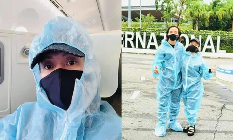 Vợ chồng Việt Hương về Việt Nam, đáp trả tin đồn trốn ở lại Mỹ