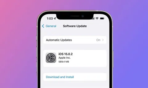 Apple tung bản cập nhật iOS 15.0.2
