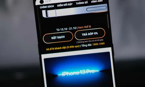 iPhone 13 cháy hàng ngay khi Apple mở đặt cọc tại Việt Nam