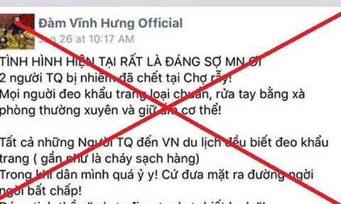 "Người nổi tiếng" phát tán tin giả trên mạng xã hội tạo dư luận phức tạp