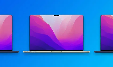 Bản dựng MacBook Pro M1X với màn hình tràn viền, khung vuông vức