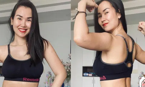 Võ Hạ Trâm khoe body thon gọn sau 3 tháng sinh con