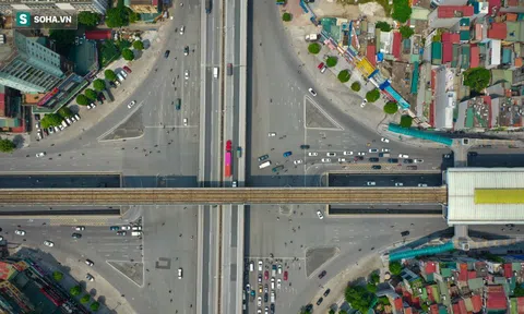 Ấn tượng hình ảnh những nút giao nhiều tầng, bề thế, xe chạy như ‘châu Âu’ ở Hà Nội