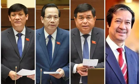 Quốc hội chọn 4 bộ trưởng "ngồi ghế nóng": Lĩnh vực Y tế được lựa chọn nhiều nhất
