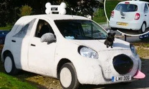 Người đàn ông chi 'núi' tiền biến xe thành 'chó cưng'để mua vui