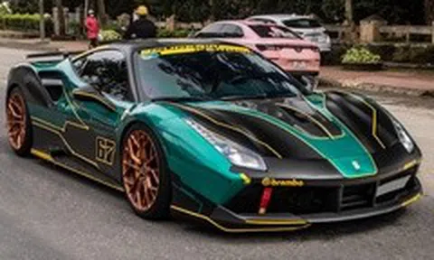Chi tiết Ferrari 488 GTB với ngoại thất phong cách xe đua tại TP.HCM