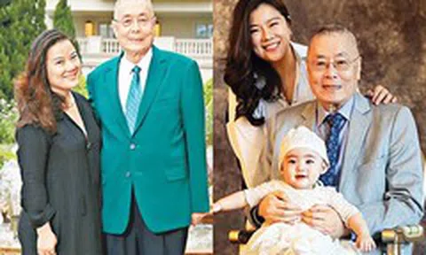 Nghệ sĩ Lưu Thi Côn 82 tuổi vui vì được chăm con mọn một tuổi