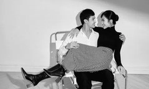 Khả Ngân ngồi vào lòng Thanh Sơn hậu kết phim '11 tháng 5 ngày'