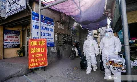 Hà Nội: Tạm phong toả UBND phường, cùng nhiều khu dân cư liên quan