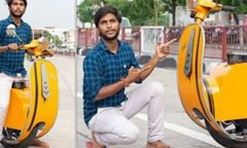 Nam Vlogger chế xe tay ga một bánh tự cân bằng tại nhà