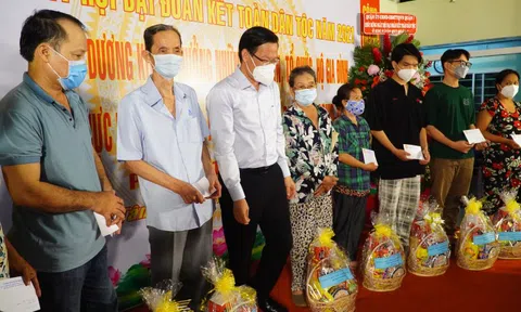 Ngày hội Đại đoàn kết dân tộc ở khu dân cư năm 2021 tại Phường Tân Quy, Quận 7