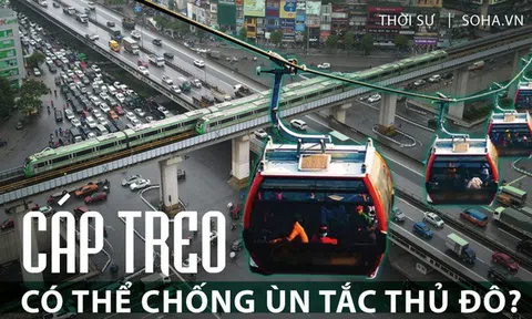Hà Nội: Vì sao không thể làm cáp treo chống ùn tắc giá rẻ bằng 1/10 đường sắt đô thị?