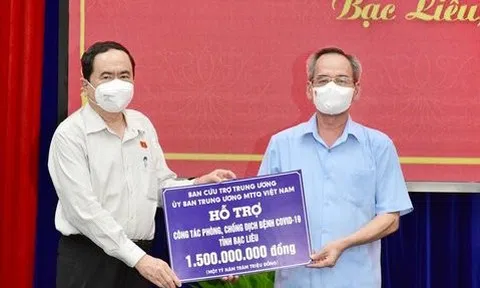 Phó Chủ tịch Thường trực Quốc hội Trần Thanh Mẫn làm việc tại Bạc Liêu
