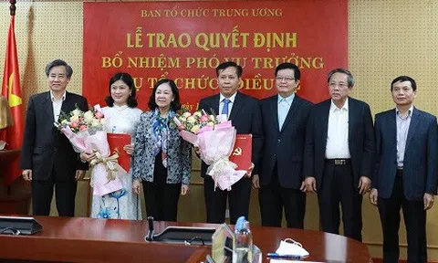 Trao quyết định bổ nhiệm nhân sự các cơ quan Trung ương