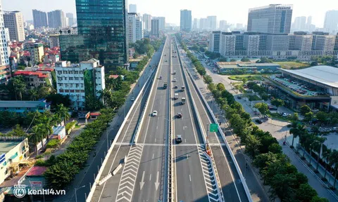 Cận cảnh 4.500 tấm chống ồn trên tuyến đường cao tốc đẹp nhất Hà Nội