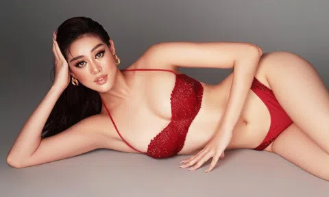 Khánh Vân diện bikini khoe body nóng bỏng sau gần 2 năm đăng quang