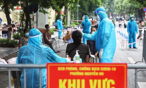 [MỚI] Phường "đỏ" duy nhất ở Hà Nội đã giảm cấp xuống vùng cam