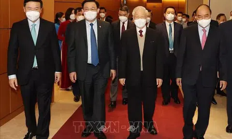 Hình ảnh lãnh đạo Đảng, Nhà nước dự Hội nghị Văn hóa toàn quốc