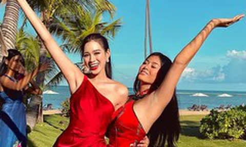 Hình ảnh đầu tiên của Đỗ Thị Hà ở Hoa hậu Thế giới 2021