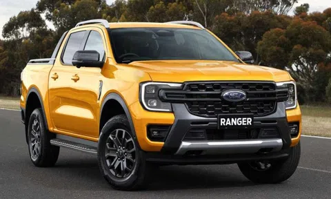 Ford Ranger 2022 bắt mắt hơn, thêm bản máy dầu V6