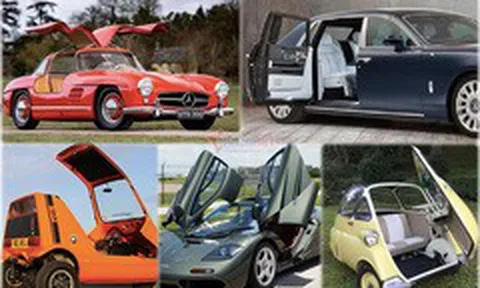 10 mẫu xế hộp có kiểu mở cửa siêu 'dị'