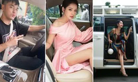 Ưng Hoàng Phúc, Thủy Tiên, Chi Pu và sở thích dùng xe sang màu trắng