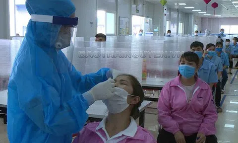 Phát hiện 152 người trong một công ty dương tính với SARS-CoV-2