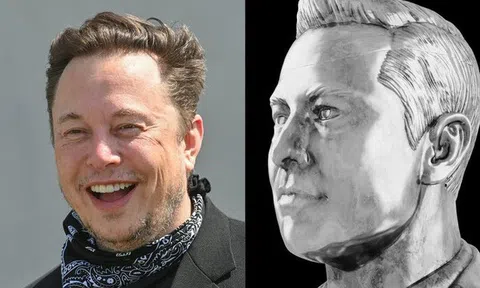 Một thương hiệu xa xỉ mạnh tay nung chảy xe Tesla để đúc tượng Elon Musk