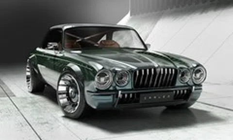 Xế cổ Jaguar XJ Coupe biến hình theo phong cách thân rộng