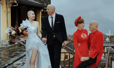 Cô gái Việt cạo đầu vì chồng Tây bị ung thư: 'Anh muốn được chết, để cho mình bớt khổ đau'