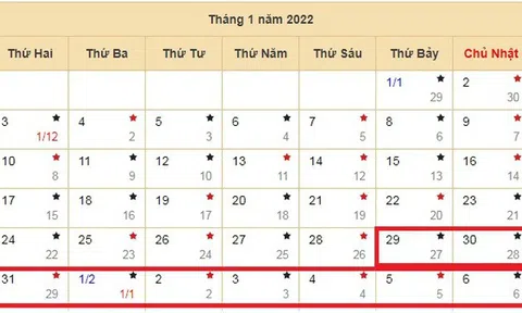 Đề xuất nghỉ Tết Nguyên đán Nhâm Dần năm 2022 liên tục 9 ngày