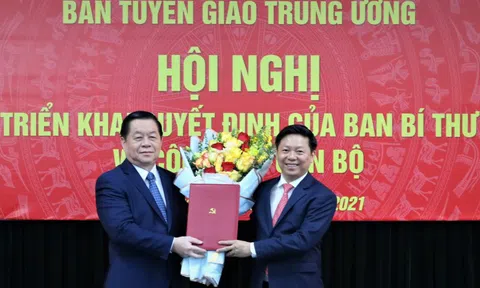 Ông Trần Thanh Lâm làm Phó ban Tuyên giáo Trung ương