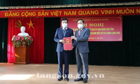 Ông Nguyễn Quốc Toàn làm Giám đốc Sở Tài chính tỉnh Lạng Sơn