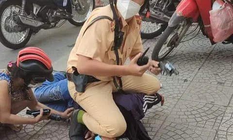 Thượng uý CSGT kể giây phút quật ngã kẻ đâm 2 người giữa trung tâm TP HCM