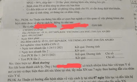 Diễn biến nóng vụ trừ tiền xét nghiệm RT-PCR với giá "cắt cổ"ở Bình Dương