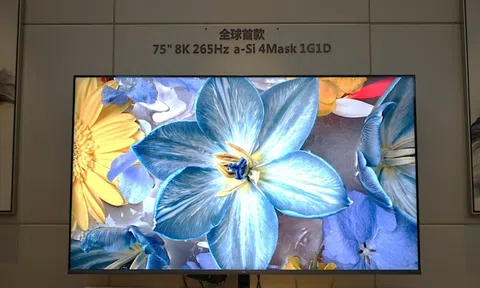 TCL ra mắt công nghệ màn hình 75 inch 8K 265Hz đầu tiên trên thế giới cho TV