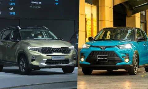 Toyota Raize để KIA Sonet bỏ xa ngay bước chạy đà doanh số