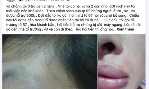 Thanh niên đập bàn, chửi tổ trưởng 'ăn hết tiền' hỗ trợ Covid-19