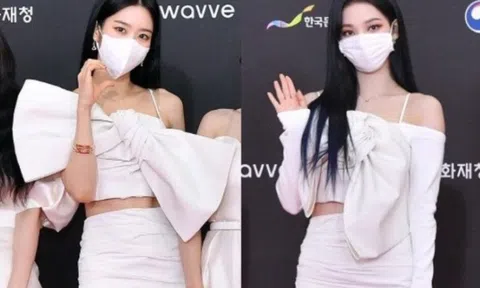 Karina (aespa) và Jiho (Oh My Girl) ‘đụng hàng’ trên thảm đỏ