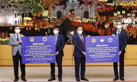 Tiếp nhận 200.000 liều vaccine Covaxin Ấn Độ ủng hộ