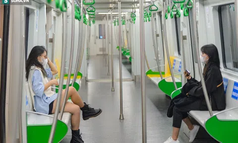 Hình ảnh 'khác lạ' của tàu Cát Linh - Hà Đông sau hơn 1 tháng chở khách