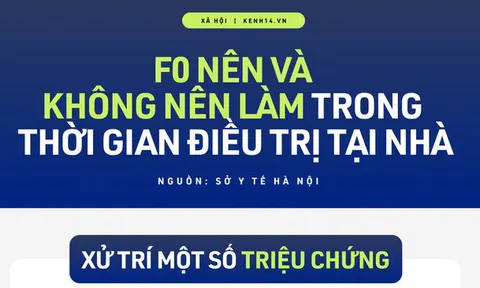 F0 điều trị tại nhà: NÊN và KHÔNG NÊN làm gì? Những dấu hiệu chuyển nặng cần biết!